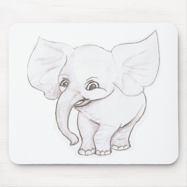 Elephant Mouse Mat (Front)