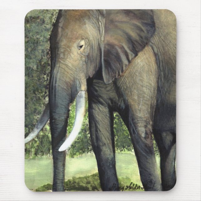 Elephant Mouse Mat (Front)