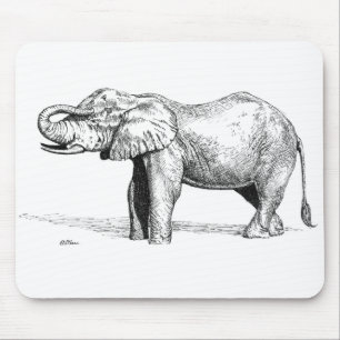 Elephant Mouse Mat