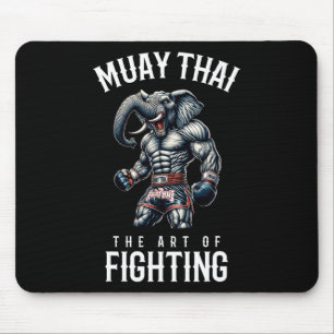 Elephant Muay Thai - Kickboxing And Elephant Thai  Mouse Mat