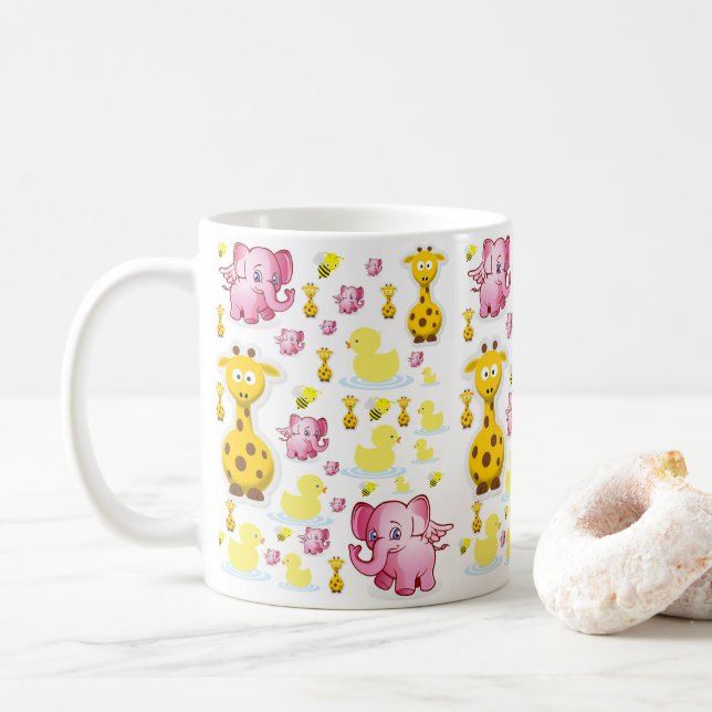 Elephant Mug (With Donut)