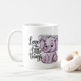 elephant mugs purple cute