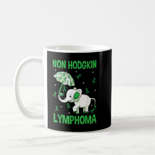 Elephant Non-Hodgkins Lymphoma Lymphocytes Green G Coffee Mug