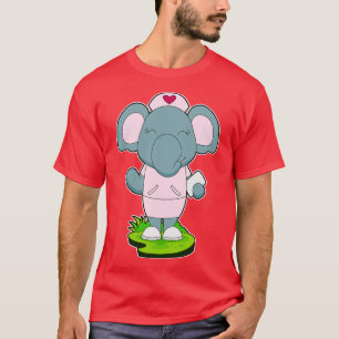 Elephant Nurse Note  T-Shirt
