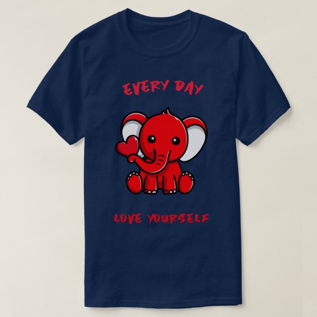 Elephant of Love T-Shirt (Design Front)