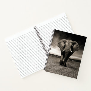 Elephant on the Run Notebook