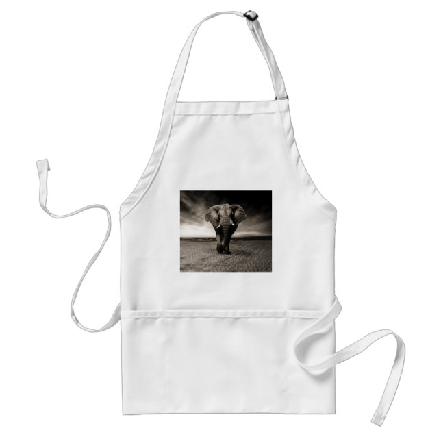 Elephant on the Run Standard Apron (Front)