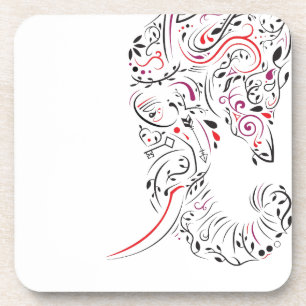 elephant ornate coaster