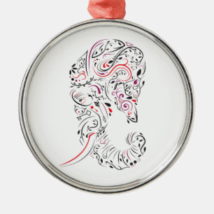 elephant ornate metal tree decoration