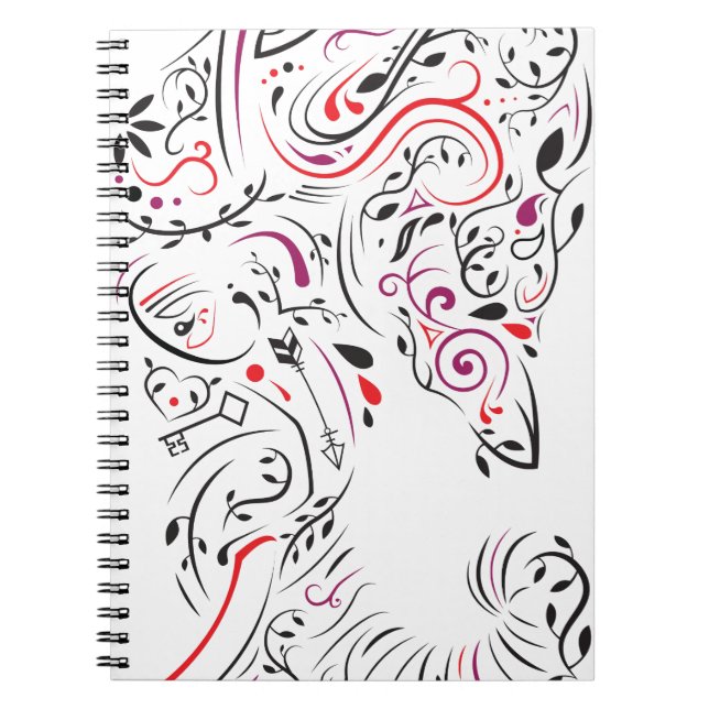 elephant ornate notebook (Front)