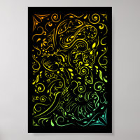 elephant ornate summer fade