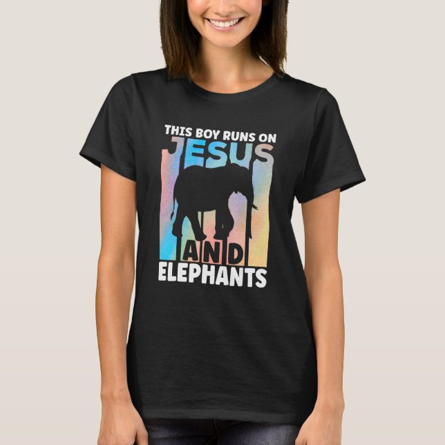 Elephant Outfit for Elephant Lovers Apparel Boys T-Shirt (Front)