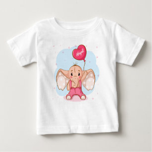 Elephant Overalls Baby T-Shirt
