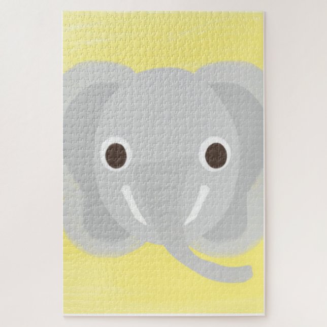 elephant painting art jigsaw puzzle (Vertical)