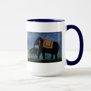 Elephant Painting Mug
