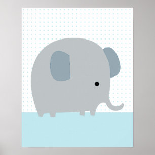 Elephant parade 2 Art Poster