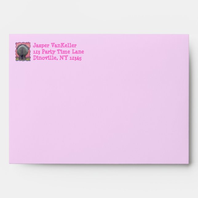 Elephant Party Centre Envelopes (Front)