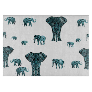 Elephant Pattern Cutting Board