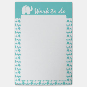 Elephant Pattern Post-it Notes