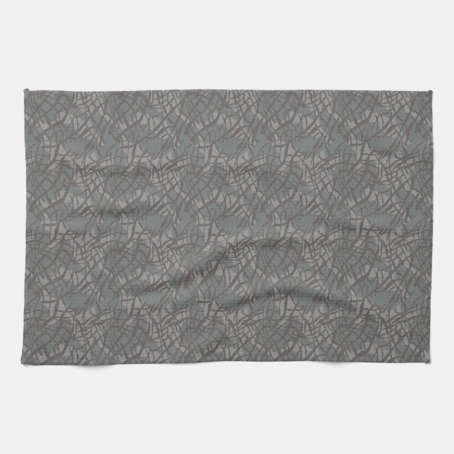 Elephant Pattern Tea Towel (Horizontal)