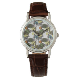 Elephant Pattern Watch