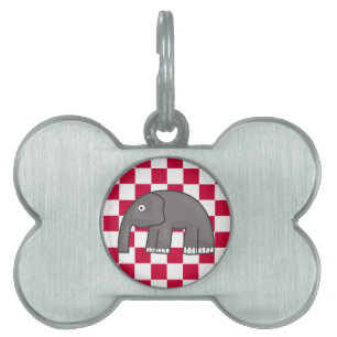 elephant pet ID tag