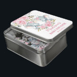 Elephant Pink Floral Twins Baby Shower Favour Jigsaw Puzzle<br><div class="desc">Personalise this fun baby pink floral twins elephant jigsaw puzzle with your own wording easily and quickly. Simply click the Edit Using Design Tools button to further edit the text, wording, font style, font size, font colour, add more text, move or remove some images. Featuring adorable baby elephants and a...</div>