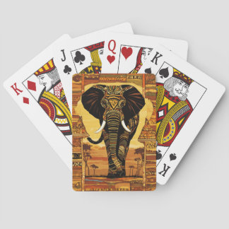 Elephant ~playing cards