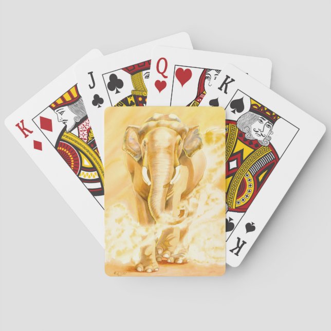 Elephant Playing Cards (Back)