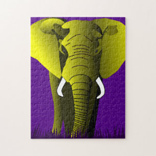 ELEPHANT POP ART JIGSAW PUZZLE
