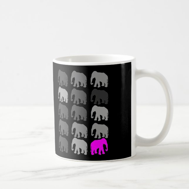 Elephant PopArt Gifts Coffee Mug (Right)
