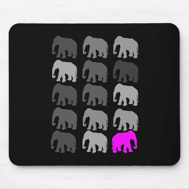 Elephant PopArt Gifts Mouse Mat (Front)