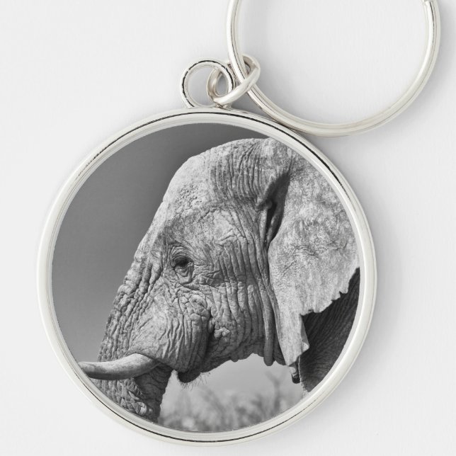 Elephant portrait key ring (Front)