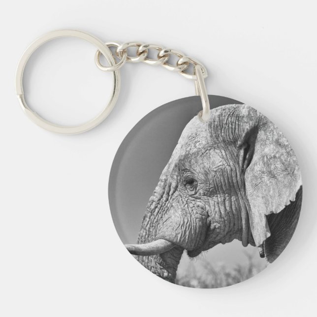 Elephant portrait key ring (Front)