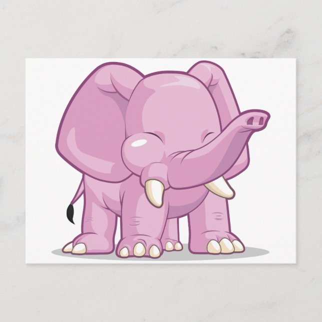 Elephant Postcard (Front)