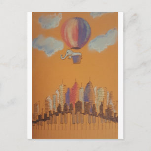Elephant postcard