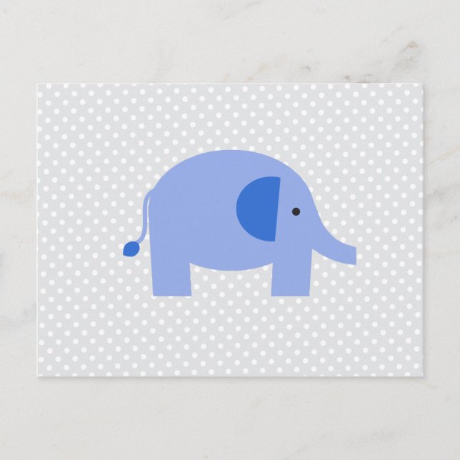 Elephant Postcard (Front)