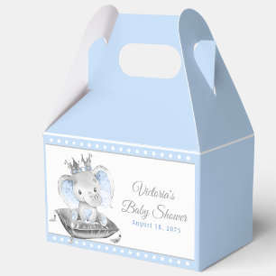 Elephant Prince Baby Shower Favour Box