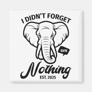 Elephant Quote, Elephant Lover, Elephant Zoo Anima Magnet
