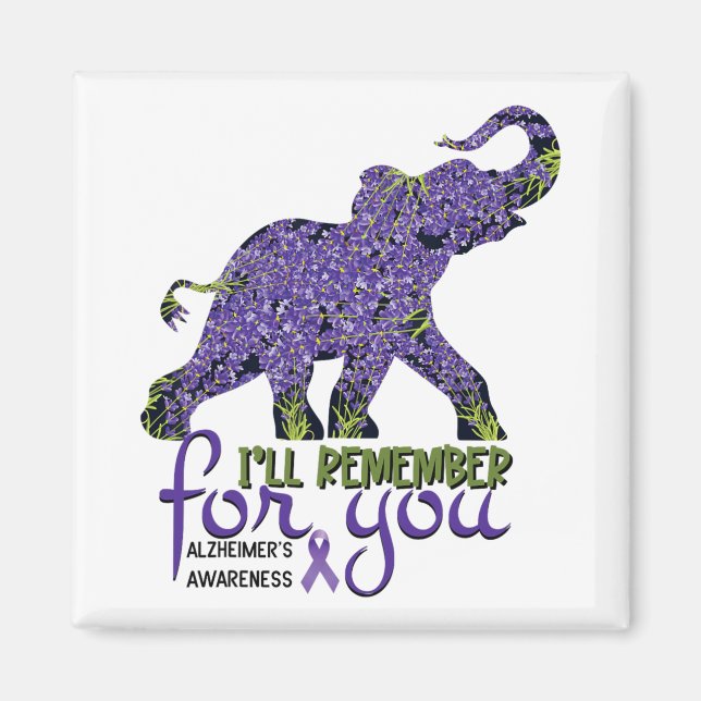 Elephant Remember For You Heimerheimer Heimerheime Magnet (Front)