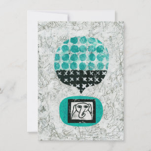 Elephant Remembering Greeting Card