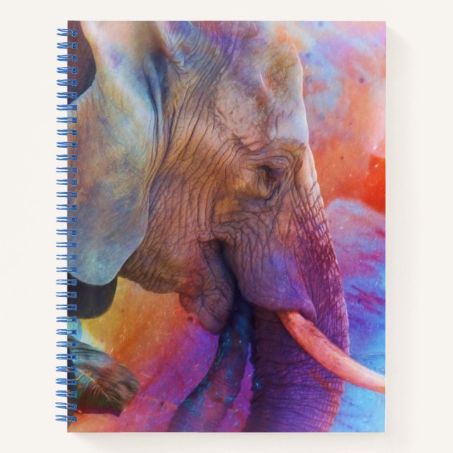 ELEPHANT REMEMBERING SACRED WATERS NOTEBOOK (Front)