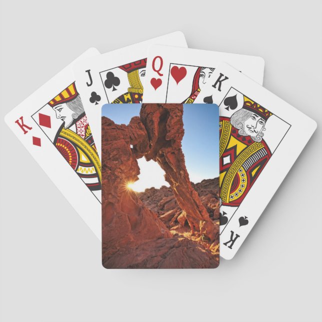 Elephant Rock in the Valley of Fire Playing Cards (Back)