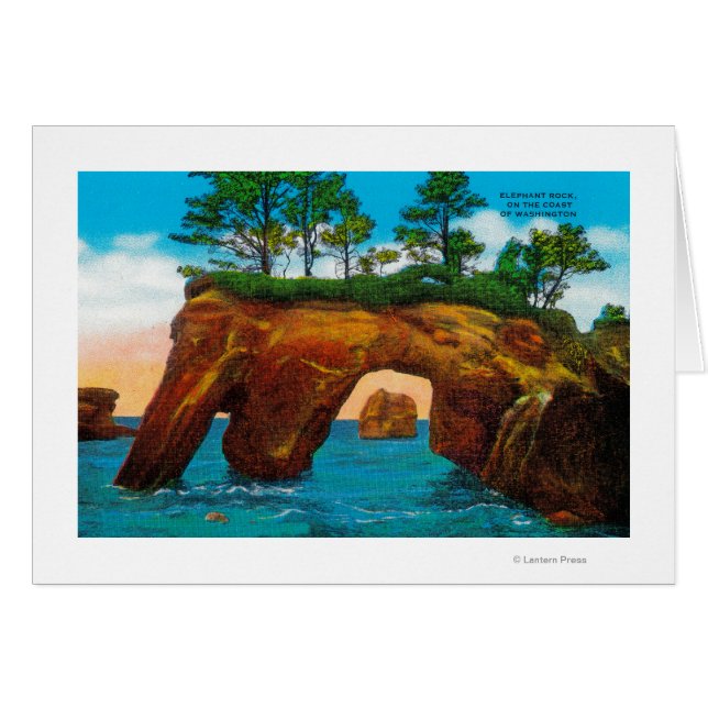 Elephant Rock on Washington Coast (Front Horizontal)