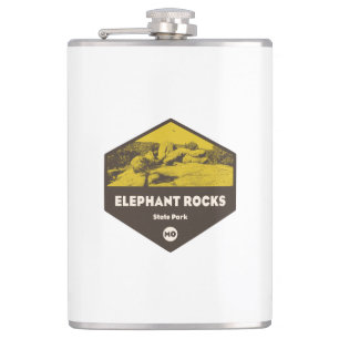 Elephant Rocks State Park Missouri Hip Flask