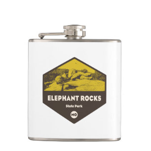 Elephant Rocks State Park Missouri Hip Flask
