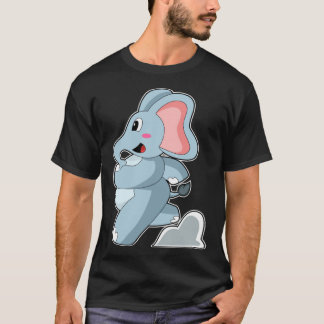 Elephant Runner Running Sports T-Shirt