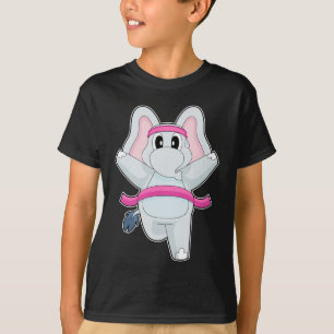 Elephant Runner Running Sports T-Shirt