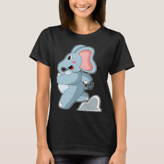 Elephant Runner Running Sports T-Shirt