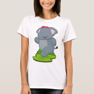 Elephant Runner Running Sports T-Shirt